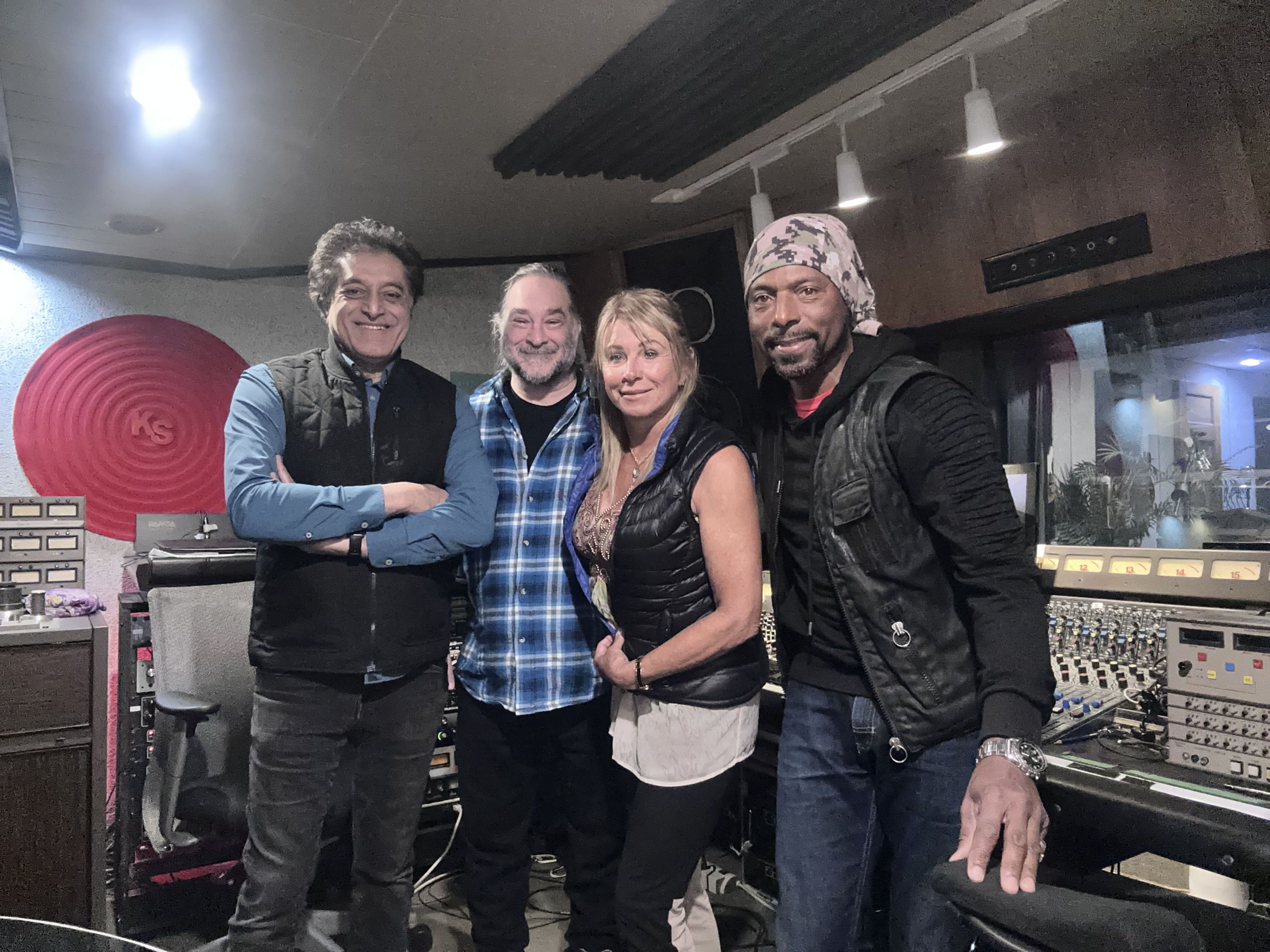 ( L to R) Vezi Tayyeb, Producer  owner Kensington Sound , Steve Raiman, Producer,