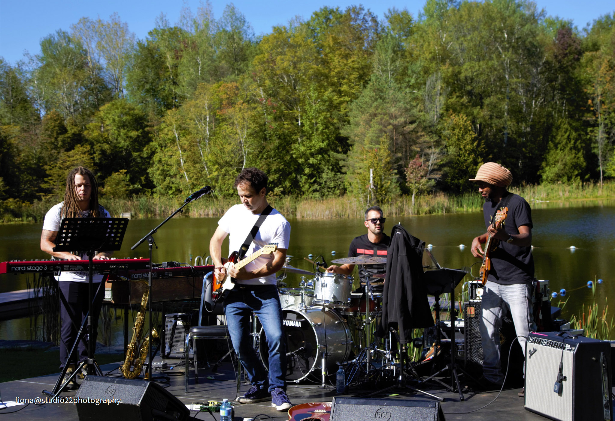 (l-r) Rob Christian, Ian Janes, Marito Marques, Andrew Stewart