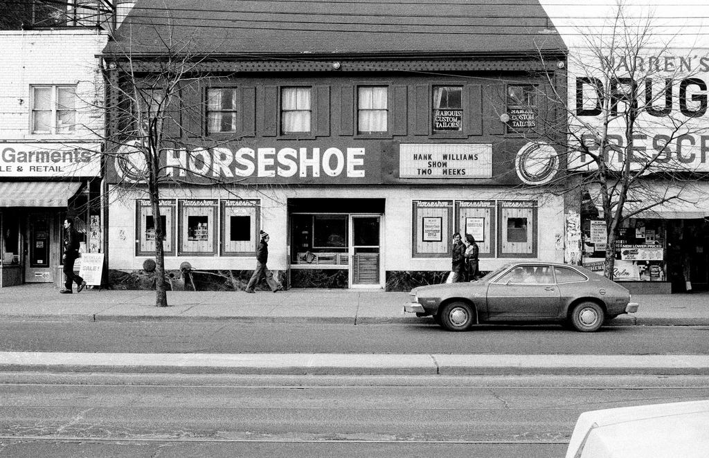 Hank at the Horseshoe December 1978 Photo Credit Patrick Cummins.