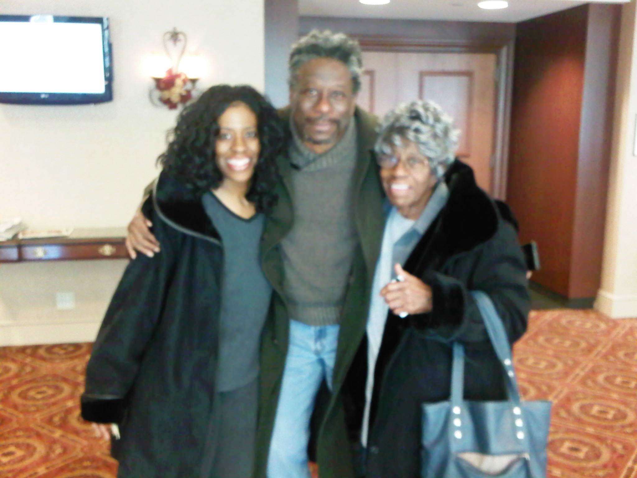 Michael Williams sister Gwendolyn, Michael Williams and Mom Gloria  Jean