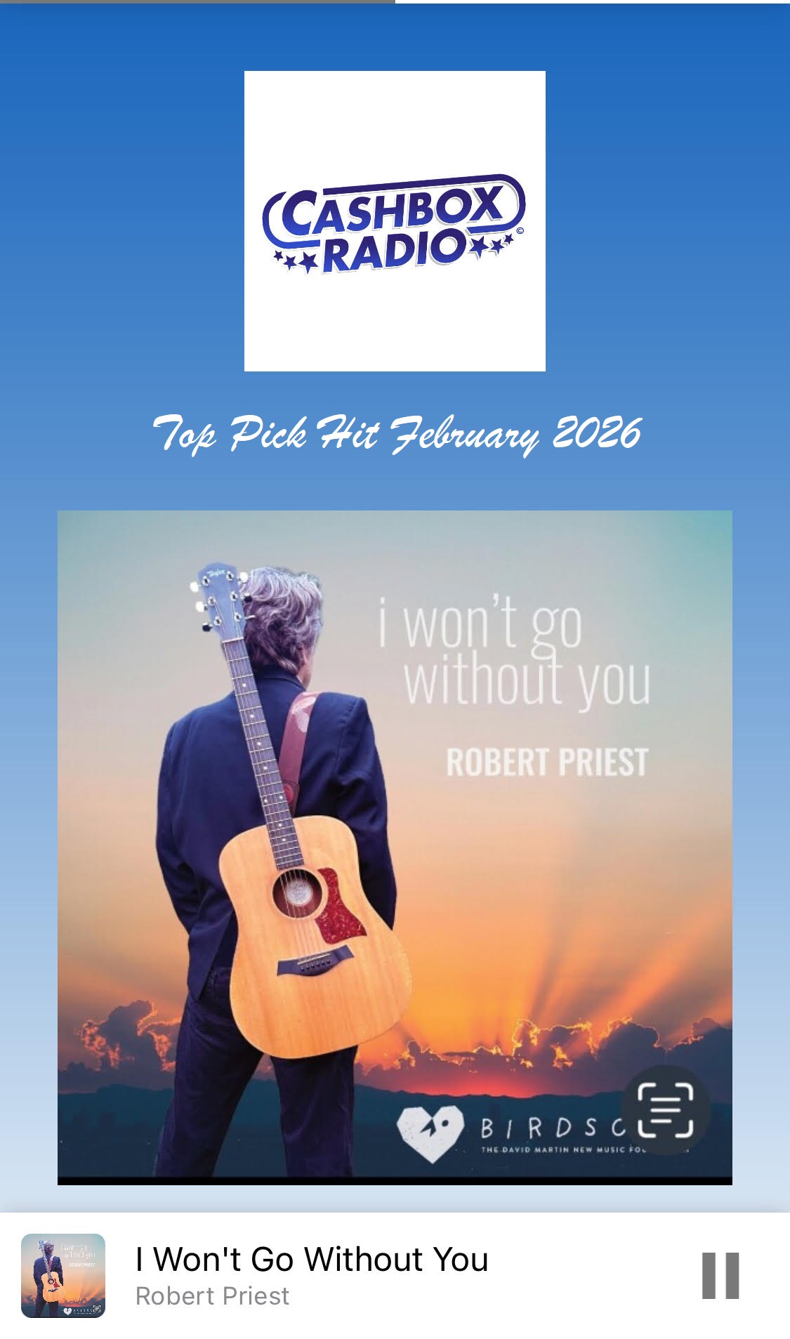  Robert Priest - I Won’t Go Without You 