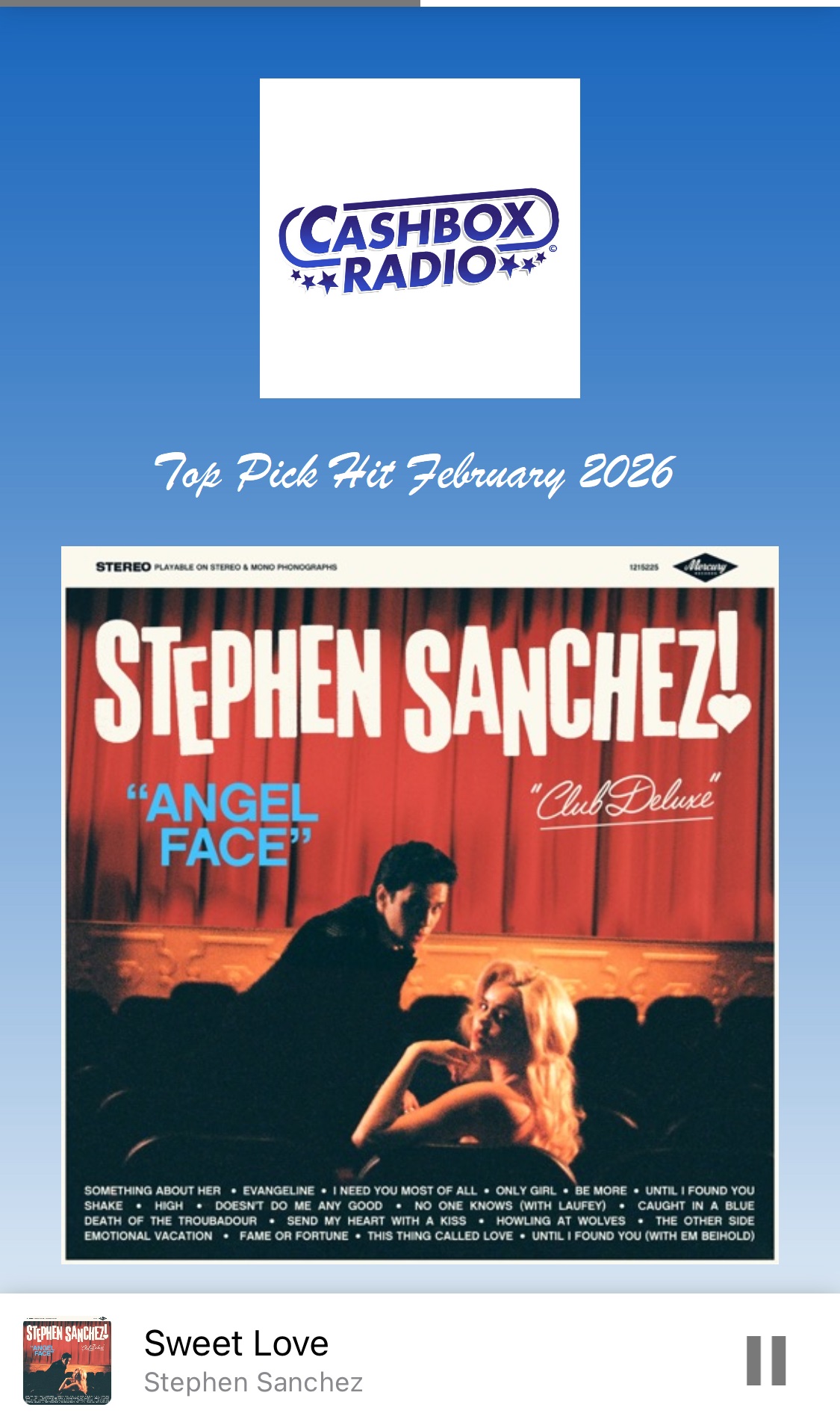  Stephen Sanchez - Sweet Love