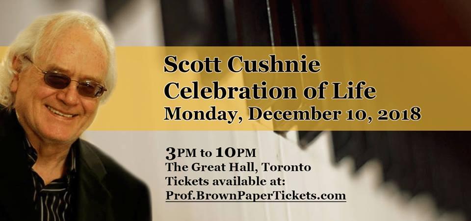 A Musical Celebration of Life Planned to Honour Scott ‘Professor Piano’ Cushnie