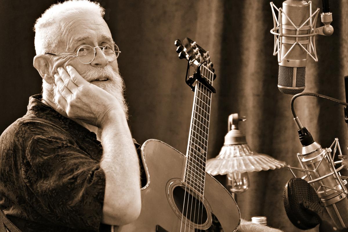 Bruce Cockburn in Studio Nashville Photo Credit Daniel Keebler