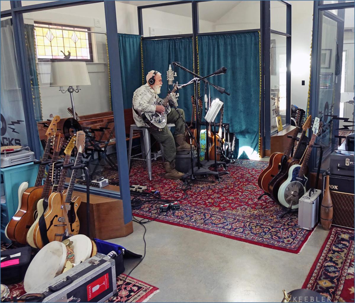 Bruce Cockburn in the Studio Nashville Photo Credit Daniel Keebler