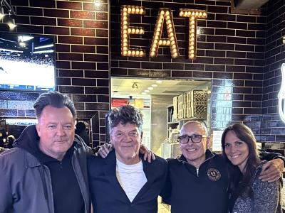 L-R Brian Hetherman- Andrew Mann- Clive Farrington - Karen McQuade
